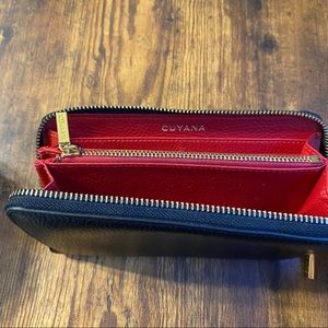 CUYANA BLACK LEATHER WALLET